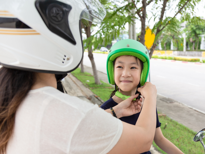 capacete para mini moto infantil